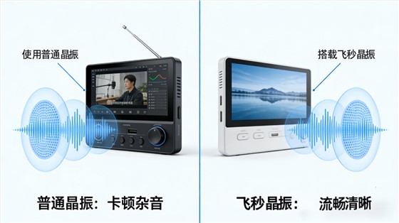 飞秒晶振VS普通晶振对比-SCTF星通时频