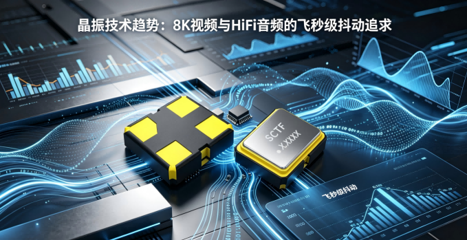 晶振技术趋势:为什么8K视频和HiFi音频都在追求飞秒级抖动?