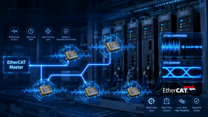 EtherCAT通信抖动失锁?DXO差分晶振选型要点